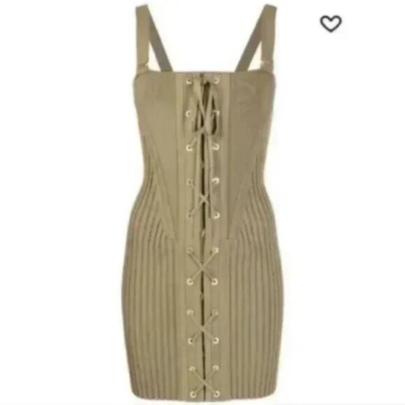 🌷 Dion Lee lace-up Corset bodycon Dress 🌷 - Picture 1 of 10
